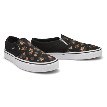 Women's Asher Slip On Sneaker - Black/White Multi