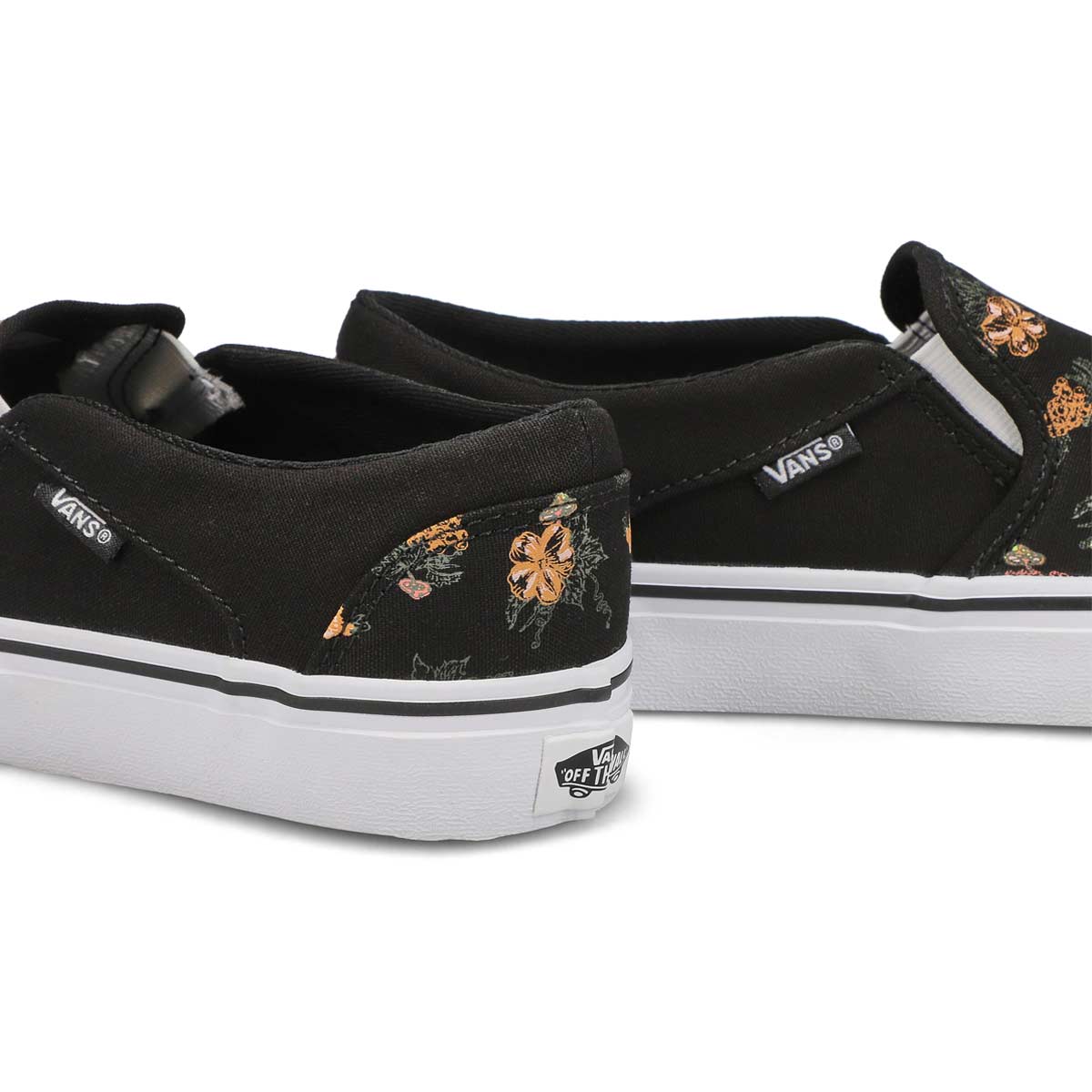 Women's Asher Slip On Sneaker - Black/White Multi