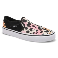 Women's Asher Slip On Sneaker - Peach/Pink Cheetah