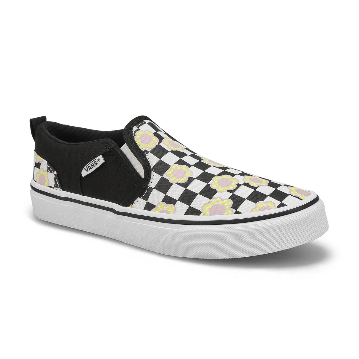 Girls' Asher Flower Checkboard Sneaker