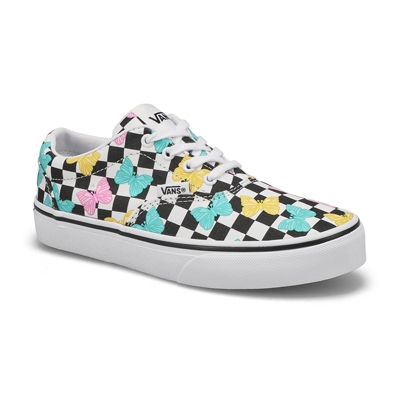 Vans Girls' Doheny Butterfly Checkerboard Sne | SoftMoc.com