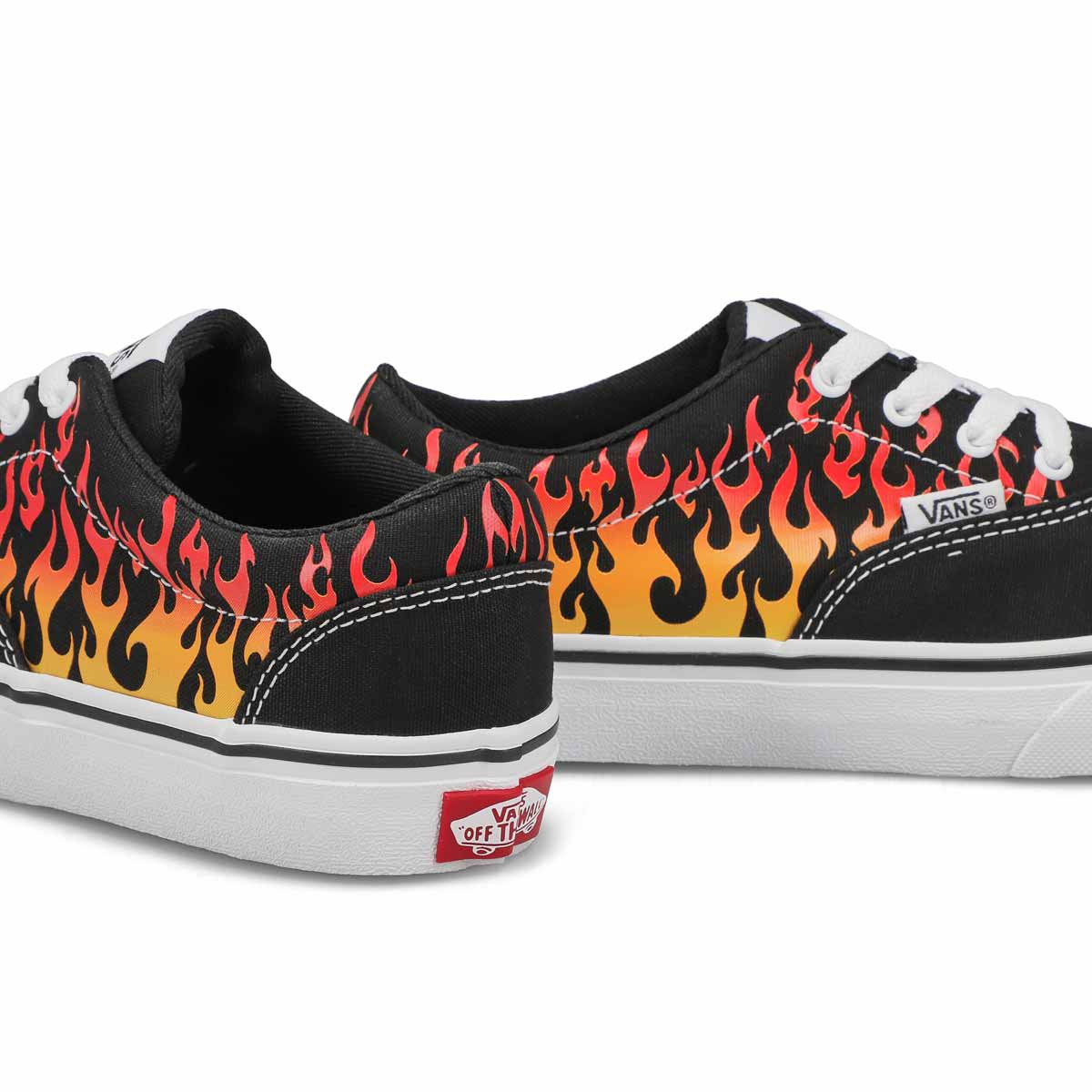Boys' Doheny Flame Sneaker - Black/White