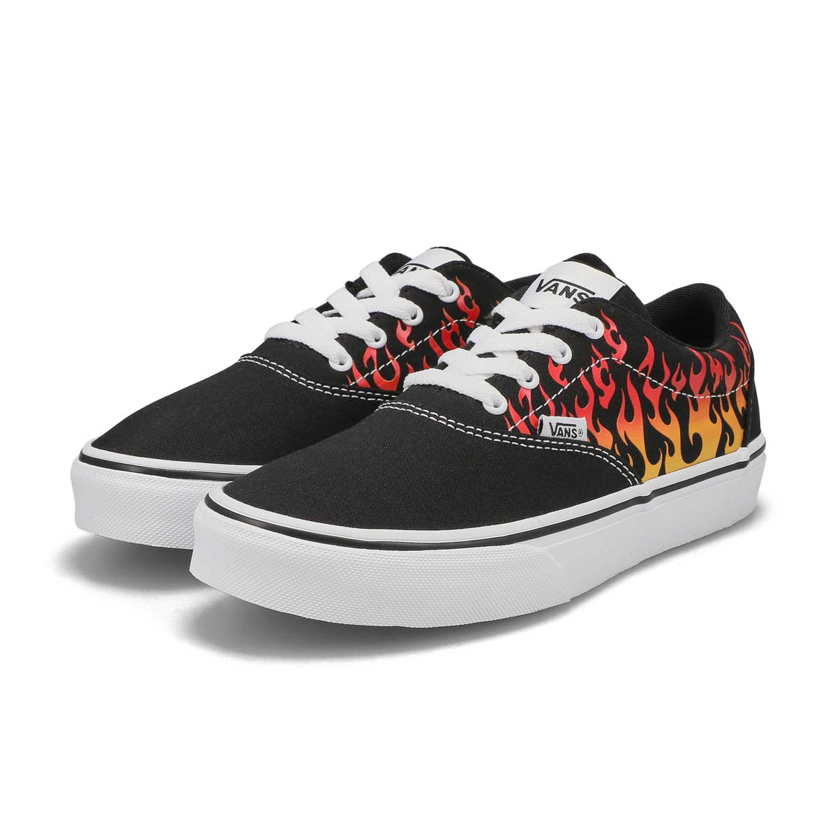 Boys' Doheny Flame Sneaker - Black/White
