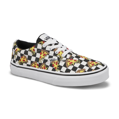 Bys Doheny Pizza Checkerboard Sneaker - Black/White