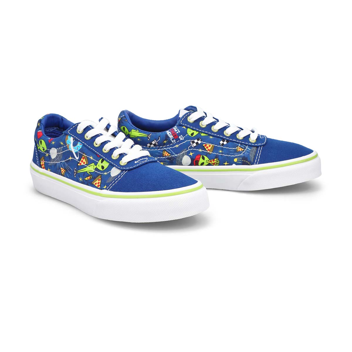 Boys' Ward Spaced Out Sneaker - Black