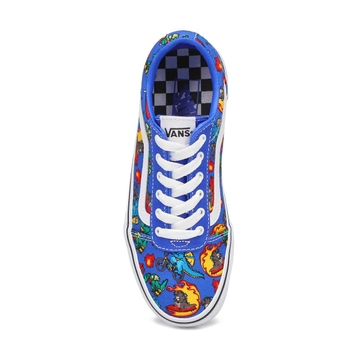 Boys' Ward Dragon Explorer Sneaker - Blue /White