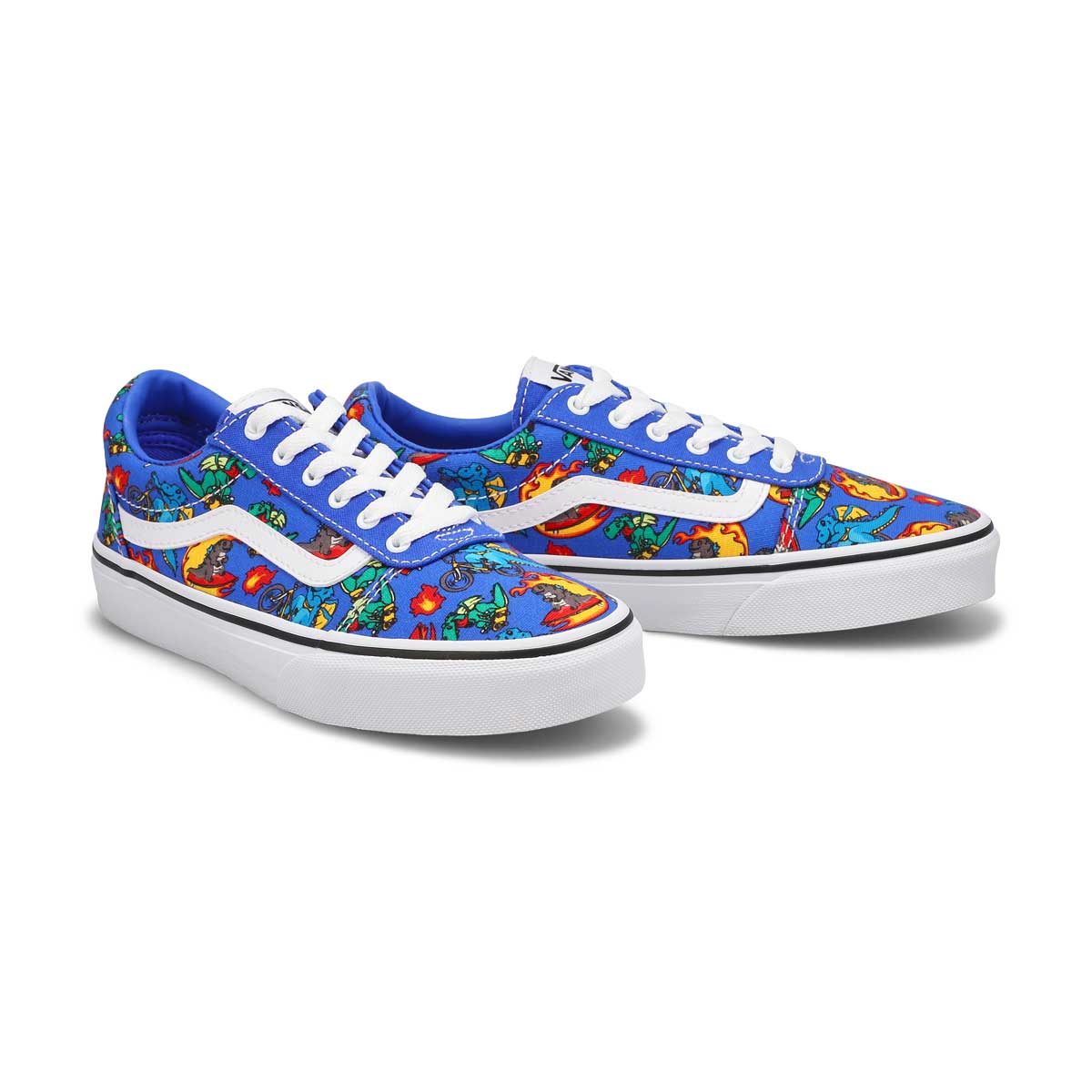 Boys' Ward Dragon Explorer Sneaker - Blue /White