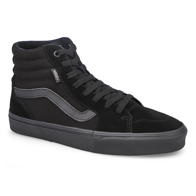 Mns Filmore Hi Lace Up Sneaker - Black/Black