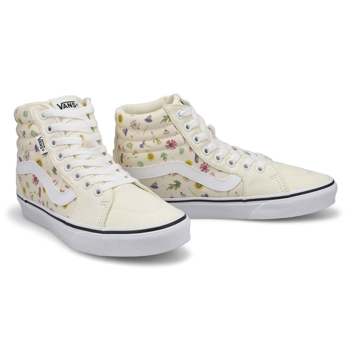 Women's Filmore Hi Pressed Floral Sneaker - White