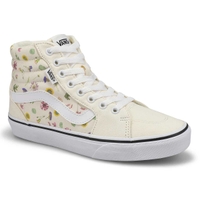 Women's Filmore Hi Pressed Floral Sneaker - White