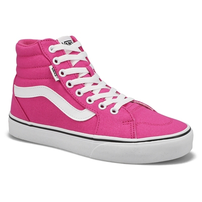 Vans Women's Filmore Hi Sneaker - Fuschia | SoftMoc.com