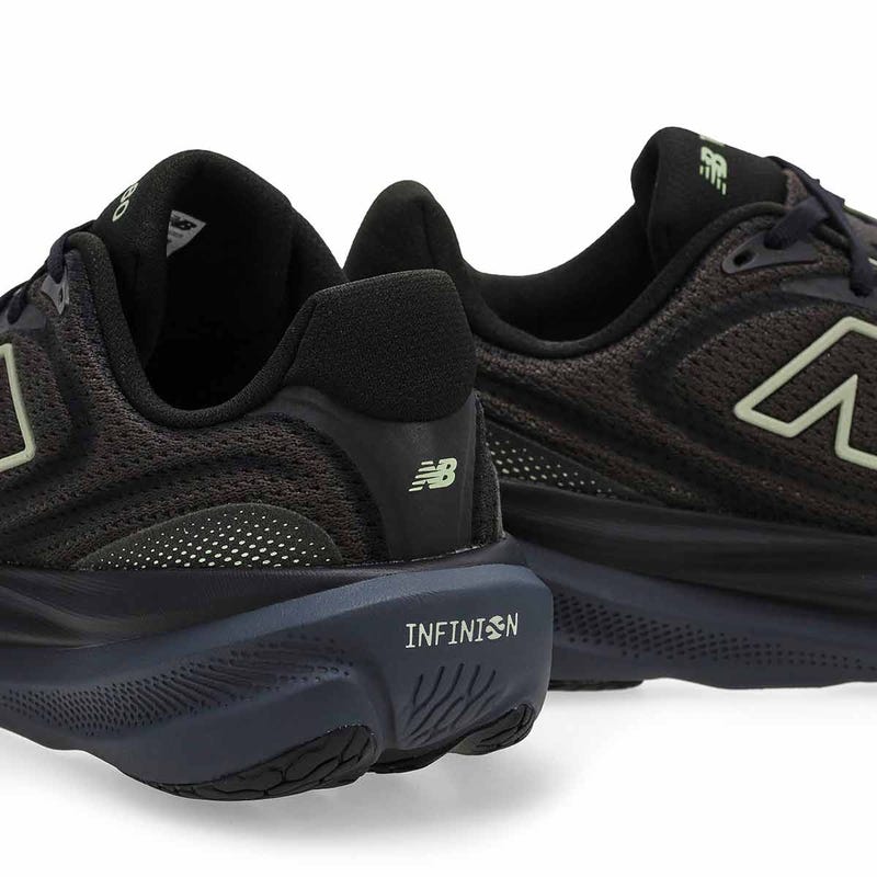 Women's 1080v15 Lace Up Performance Sneaker - Black/Olivine