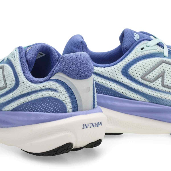 Women's 1080v15 Lace Up Performance Sneaker - Glint Blue/Silver Metallic