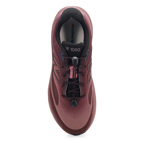 Women's  1080v15 Lace Up Performance Sneaker - Cherry Leather/Fast Track