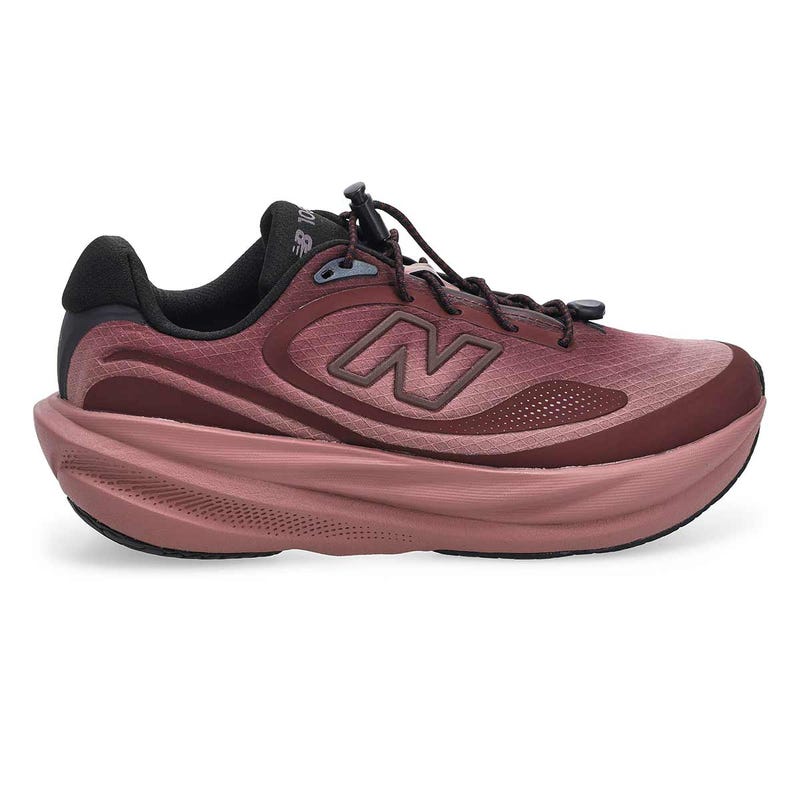 Women's  1080v15 Lace Up Performance Sneaker - Cherry Leather/Fast Track