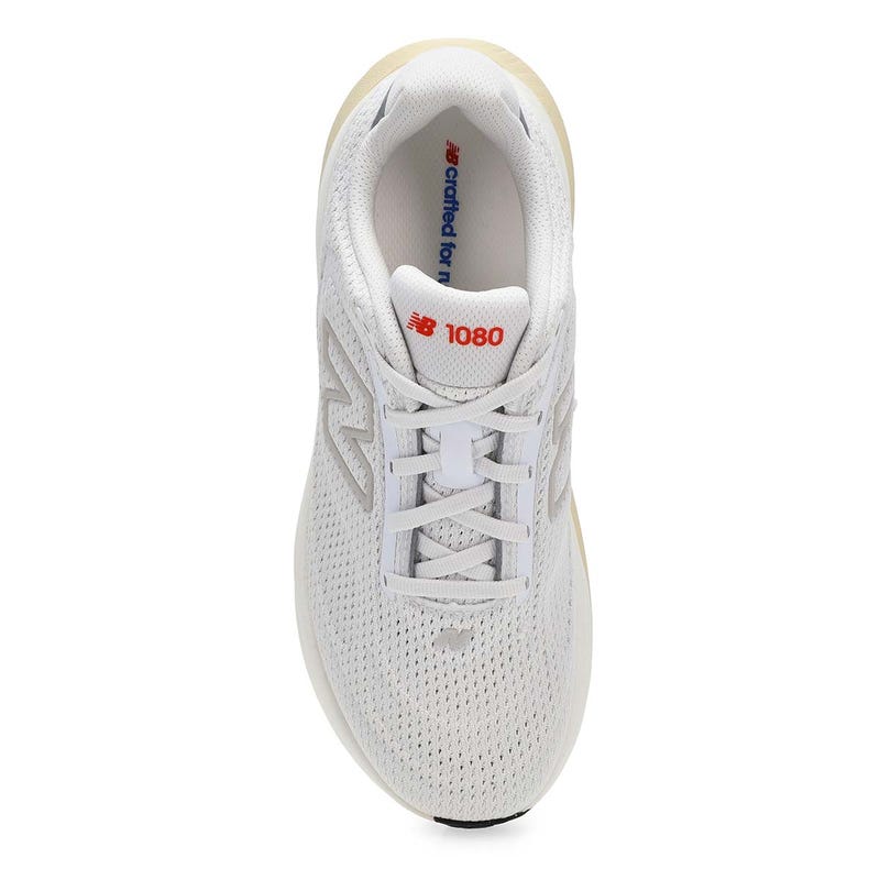 Espadrille 1080v15 à lacets pour femmes – Blanc/Flamme néo