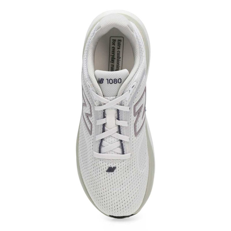 Women's 1080v15 Lace Up Performance Sneaker - White/Truffle Salt