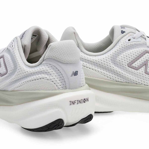 Women's 1080v15 Lace Up Performance Sneaker - White/Truffle Salt