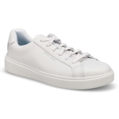 Lds Grand Crosscourt Daily Sneaker - White/Argento