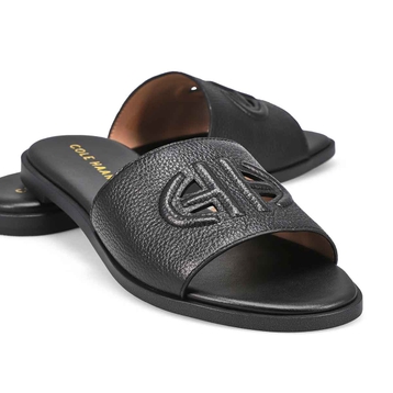 Women's Flynn Logo Slide Sandal - Black