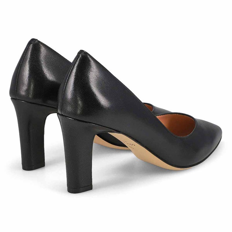 Women's Myla Leather Dress Heel - Black