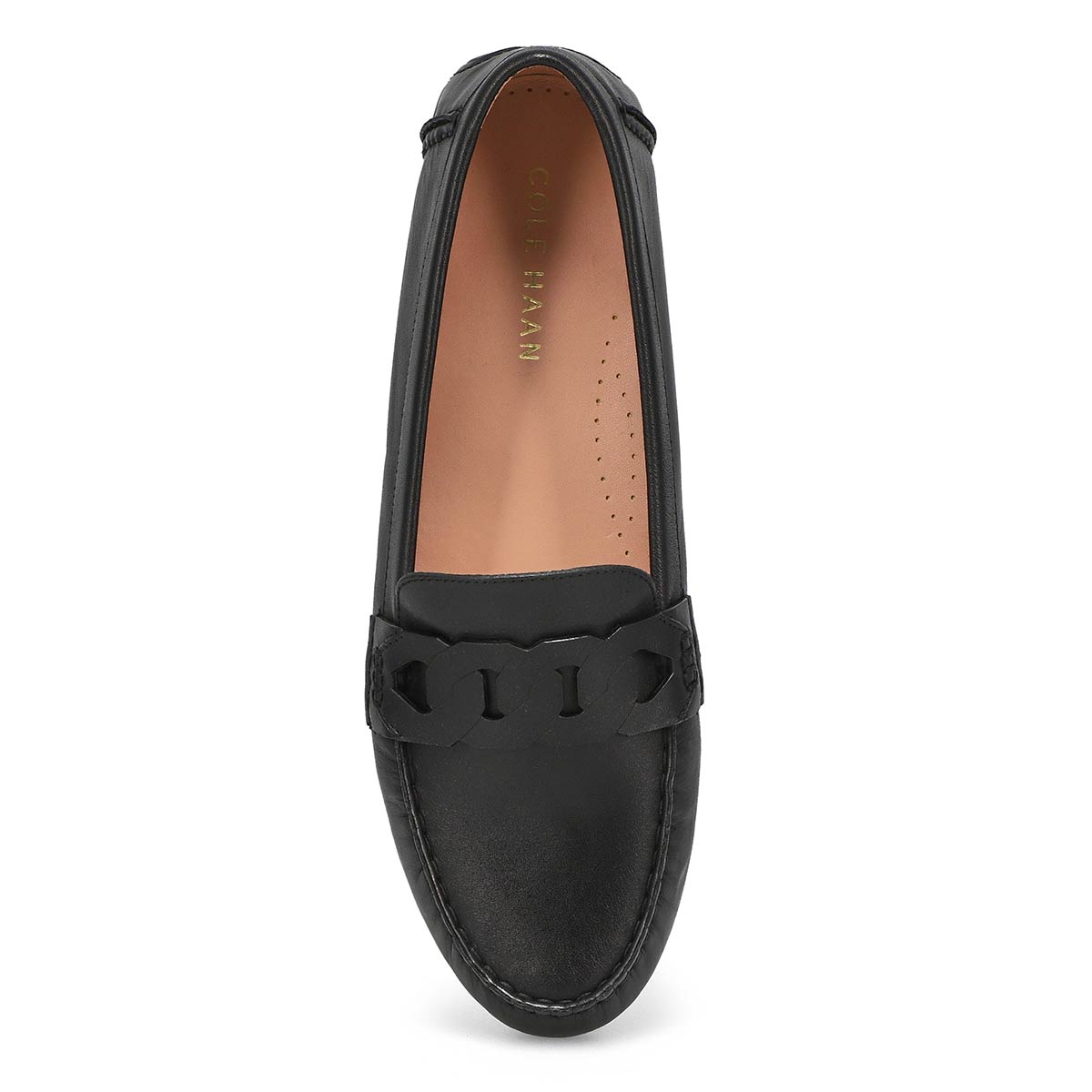 Women's Evelyn Chain Driver Casual Loafers - Black