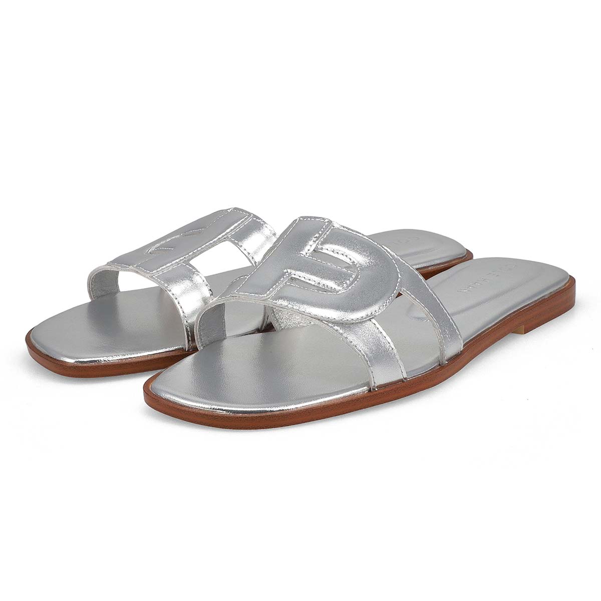Women's Chrisee Casual Slide Sandal - Silver