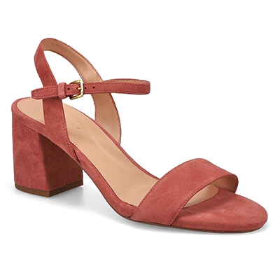 Lds Josie Heeled Dress Sandal - Rouge