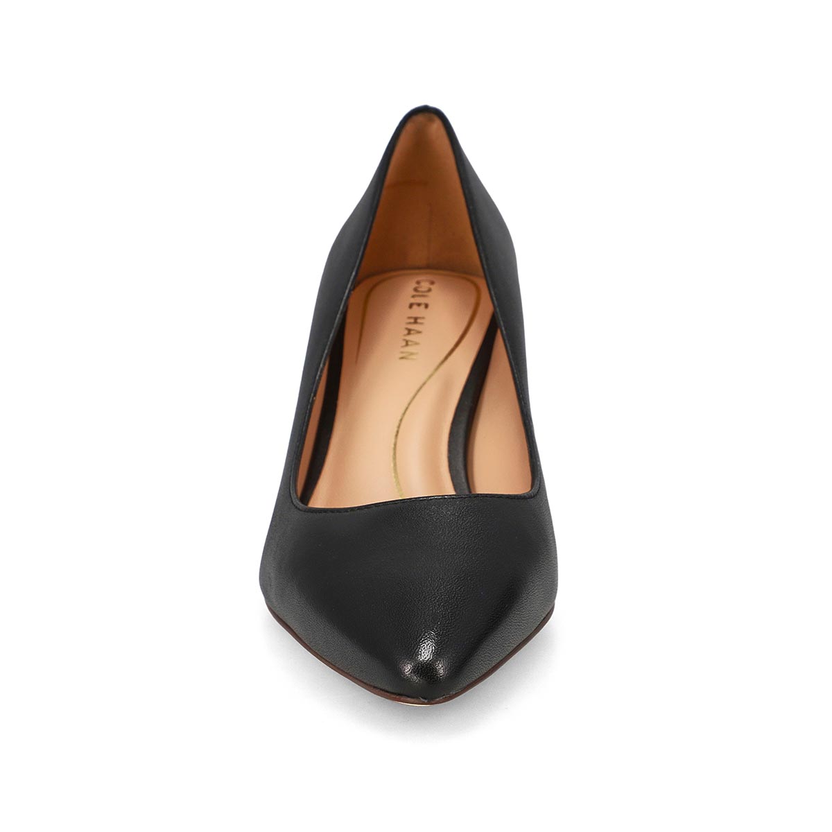 Women's Cassandra Block Leather Dress Heel - Black/Brown Stack
