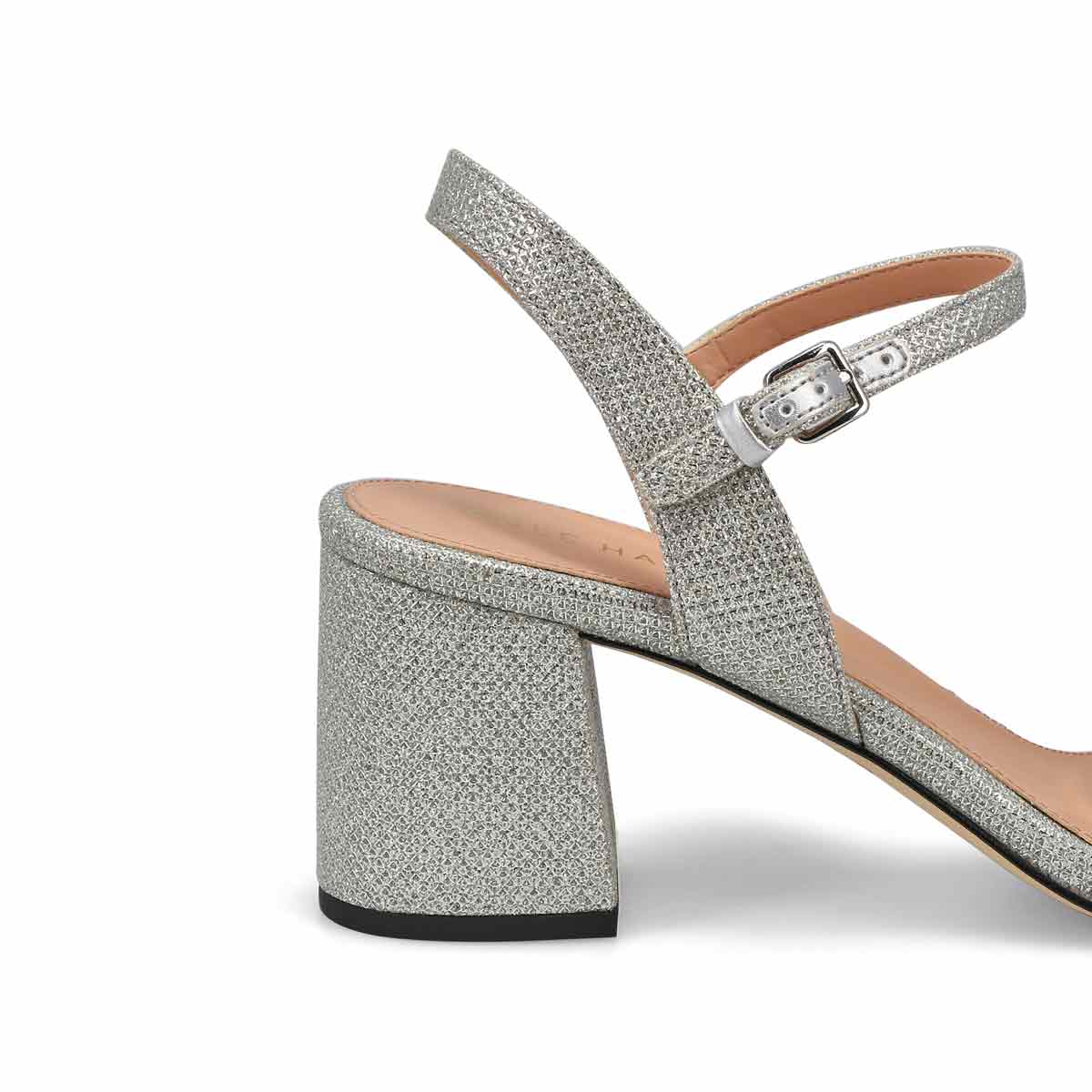 Women's  Josie Heeled Dress Sandal - Silver Glitter
