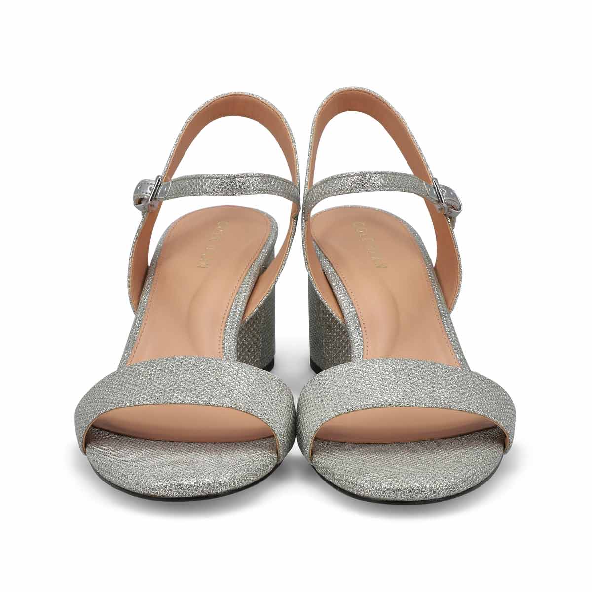 Women's  Josie Heeled Dress Sandal - Silver Glitter
