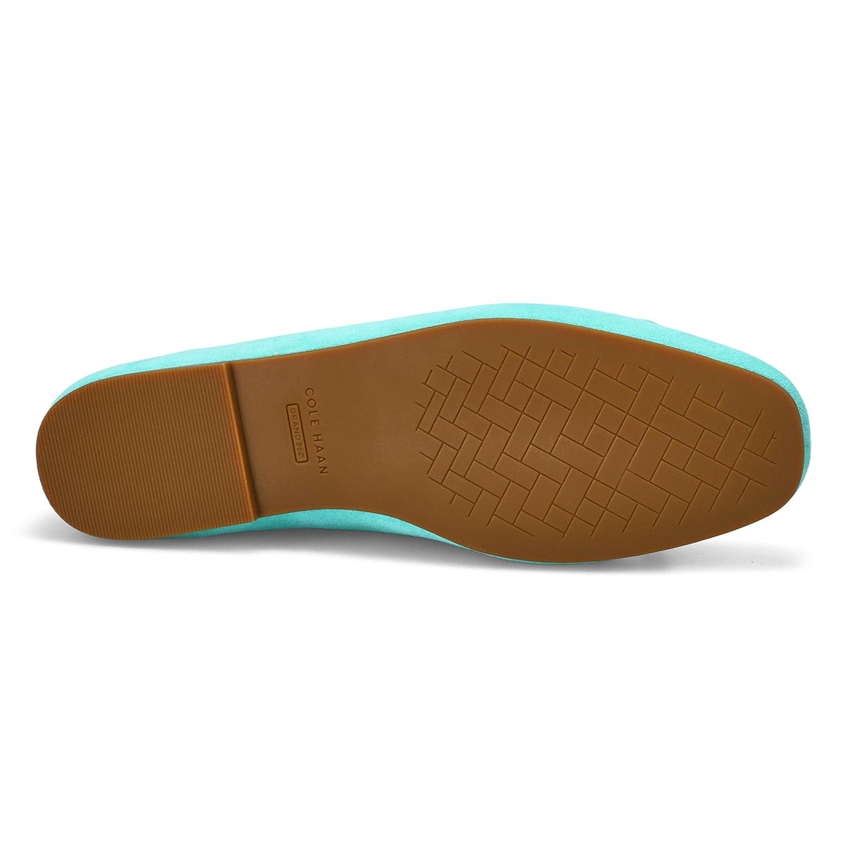 Ballerine en suède doux YARA, bleu piscine, femmes