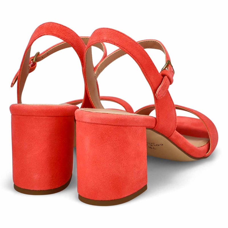 Sandale habillée en suède à talon bloc JOSIE BLOCK HEEL, dubarry, femmes