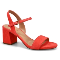 Women's  Josie Block Heel Suede Dress Sandal - Dubarry