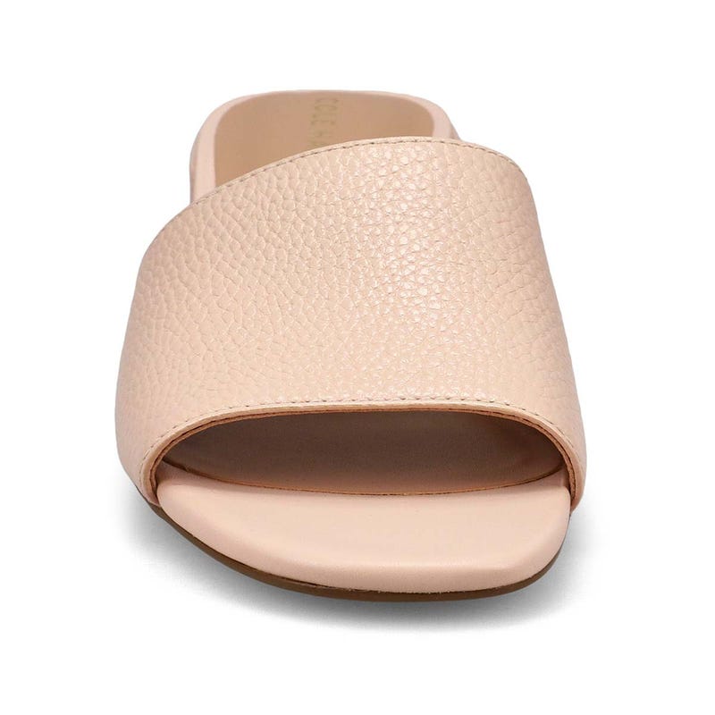 Women's  Calli Leather Dress Slide Sandal - Cameo Rose