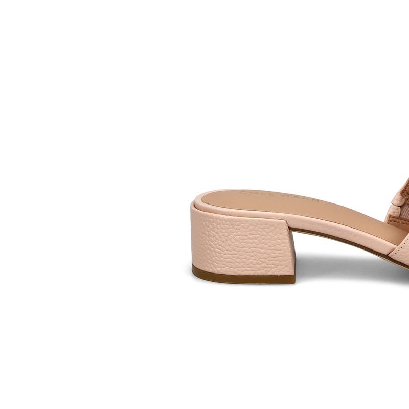 Women's  Calli Leather Dress Slide Sandal - Cameo Rose