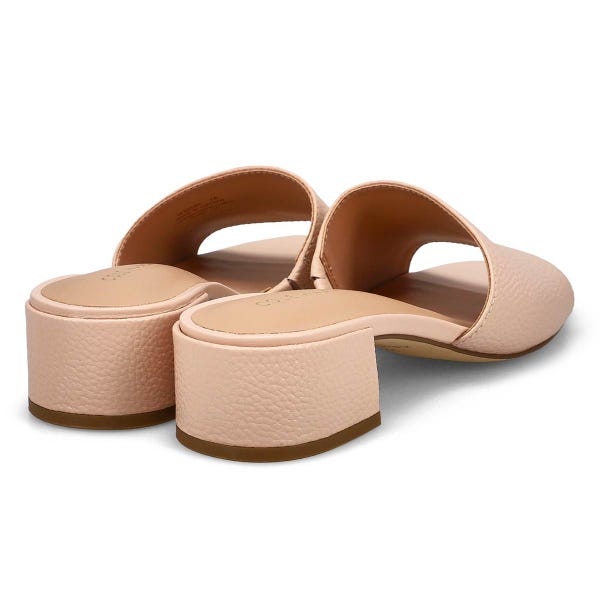 Women's  Calli Leather Dress Slide Sandal - Cameo Rose