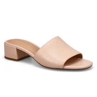 Women's  Calli Leather Dress Slide Sandal - Cameo Rose