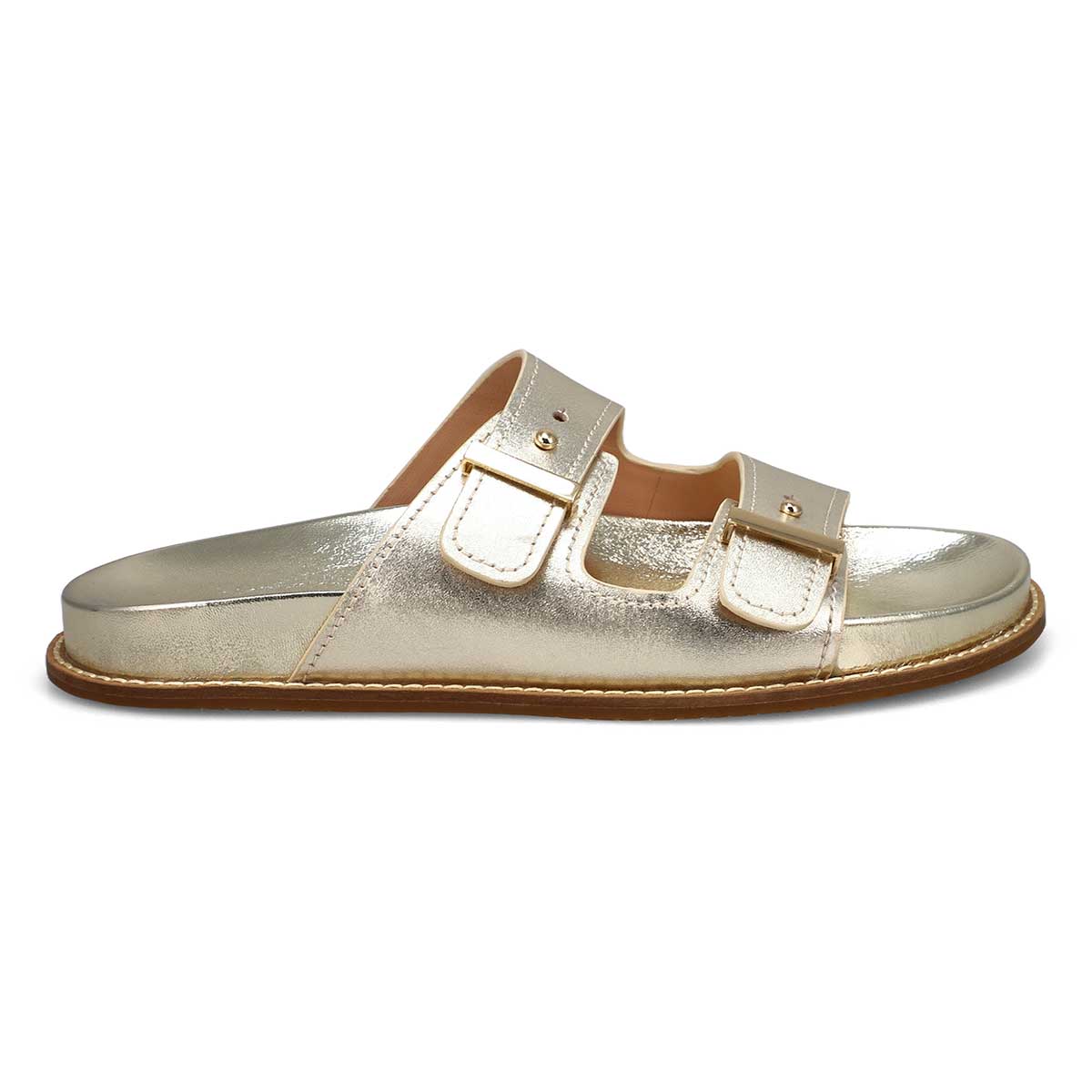 Women's Marisol Leather Footbed Sandal - Soft Gold
