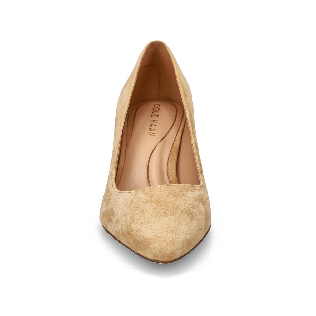 Women's Cassandra Block Suede Dress Heel - Tuscan Sand