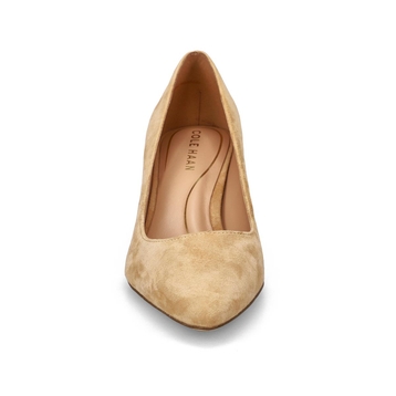 Women's Cassandra Block Suede Dress Heel - Tuscan 