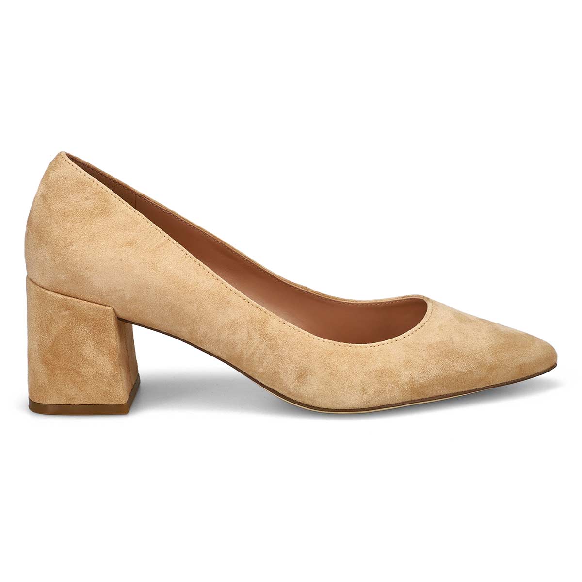 Women's Cassandra Block Suede Dress Heel - Tuscan Sand