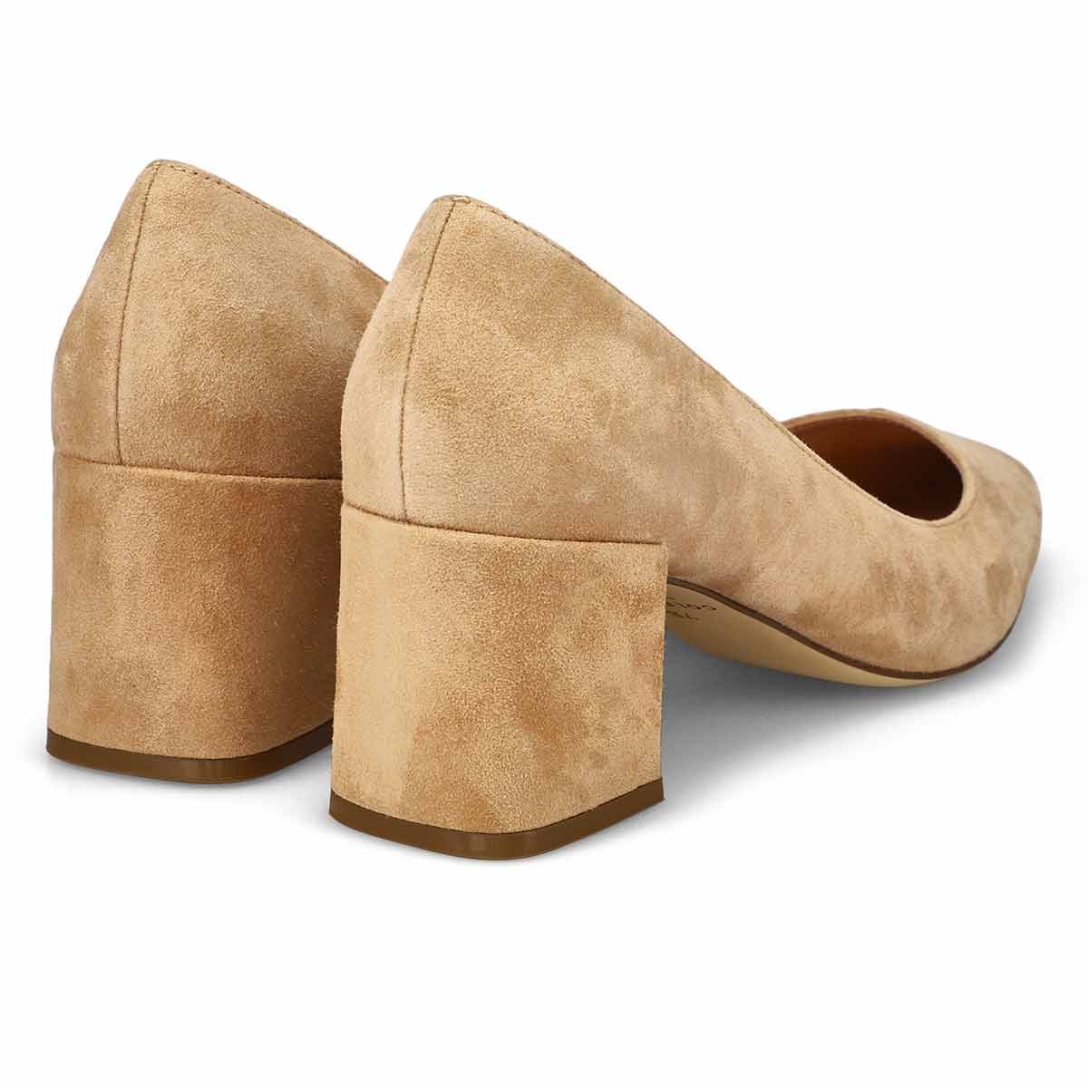 Women's Cassandra Block Suede Dress Heel - Tuscan Sand