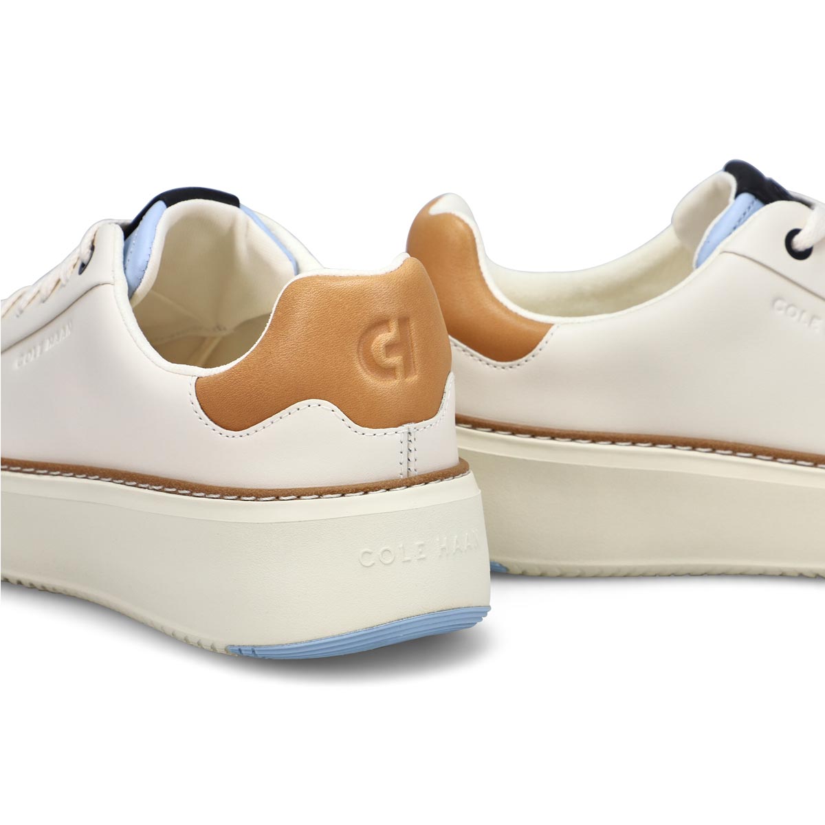 Women's Grandpro Topspin Casual Sneaker - Ivory/Bisuit/Skyway Black