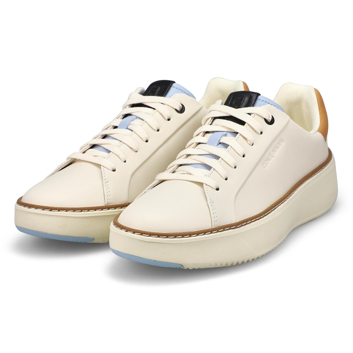 Women's Grandpro Topspin Casual Sneaker - Ivory/Bisuit/Skyway Black
