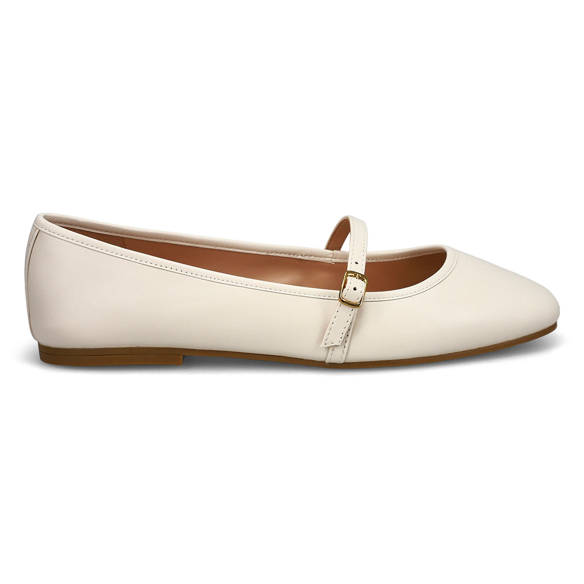 Women's Yelena Leather Ballet Flat - Ivory
