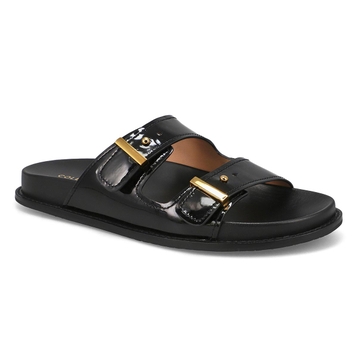 Women's Marisol Patent Leather Footbed Sandal - Bl