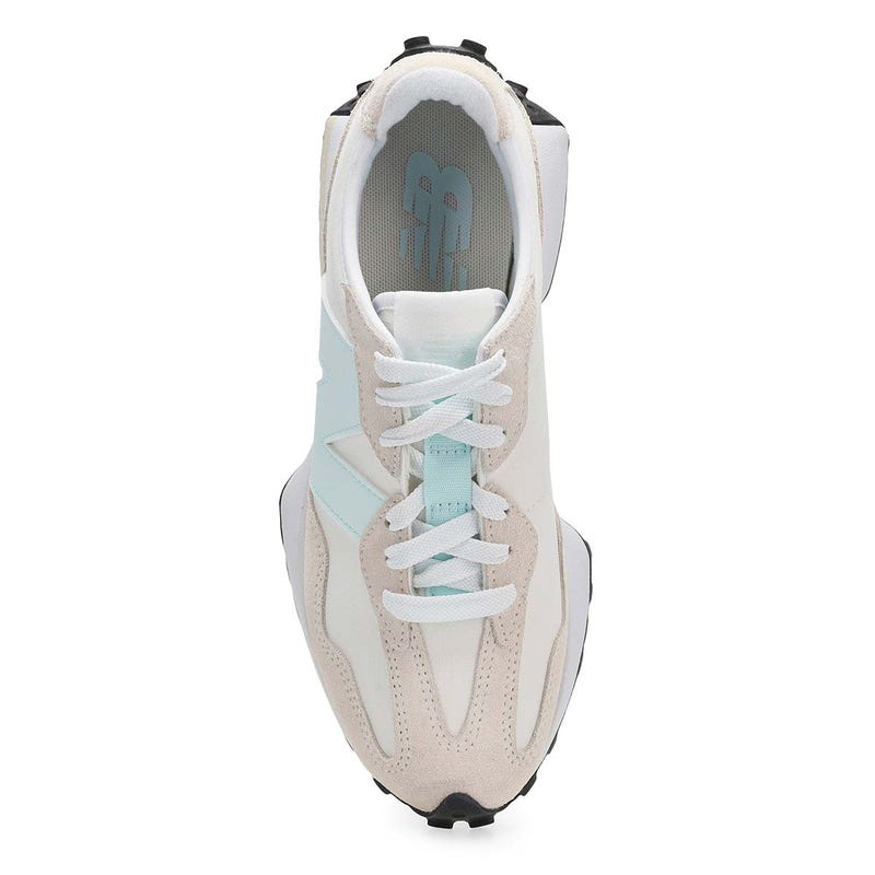 Women's 327 Lace Up Sneaker - White/Glint Blue