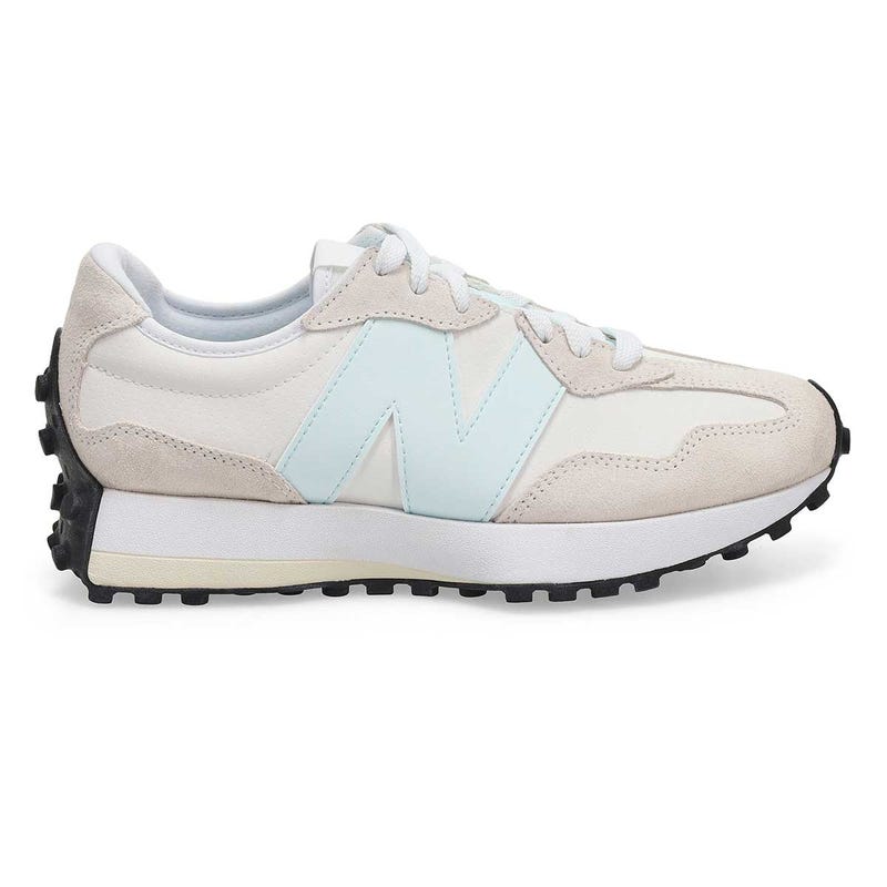Women's 327 Lace Up Sneaker - White/Glint Blue