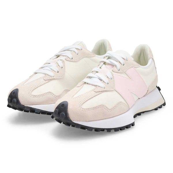 Women's 327 Lace Up Sneaker - Sea Salt/Pink Salt
